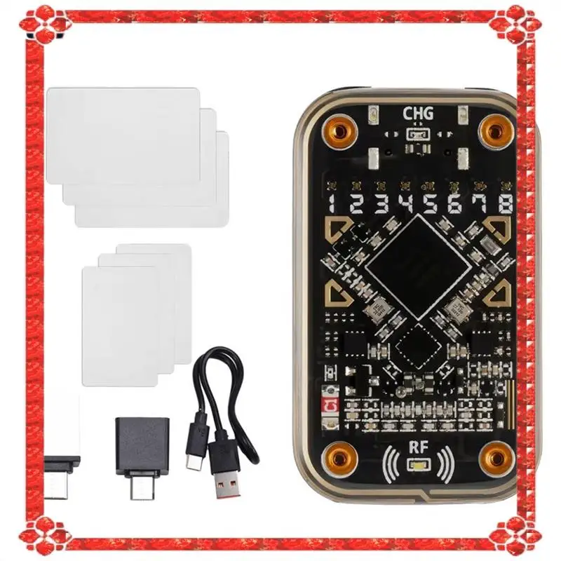 24-Hour Delivery Chameleon Ultra RFID Smart Chip Reader +3XCUID/UID Card Contactless Smart Card Emulator 125Khz 13.56Mhz Badge D
24-Hour Delivery Chameleon Ultra RFID Smart Chip Reader +3XCUID/UID Card Contactless Smart Card Emulator 125Khz 13.56Mhz Badge D