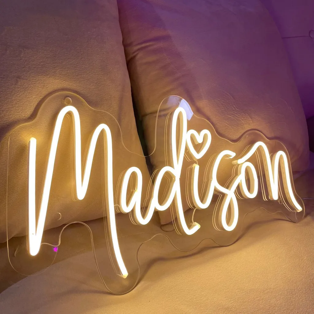 Custom Neon Sign Kids' Name Neon Signs Birthday Wedding Wall Decor Logo Personalized LED Lights Gifts Family Home Bedroom Decor
Custom Neon Sign Kids' Name Neon Signs Birthday Wedding Wall Decor Logo Personalized LED Lights Gifts Family Home Bedroom Decor