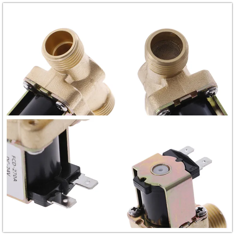 Электрический латунный соленоидный клапан G1/2'' (DC 12В, 24В, AC220В) для солнечного водонагревателя
Электрический латунный соленоидный клапан G1/2'' (DC 12В, 24В, AC220В) для солнечного водонагревателя