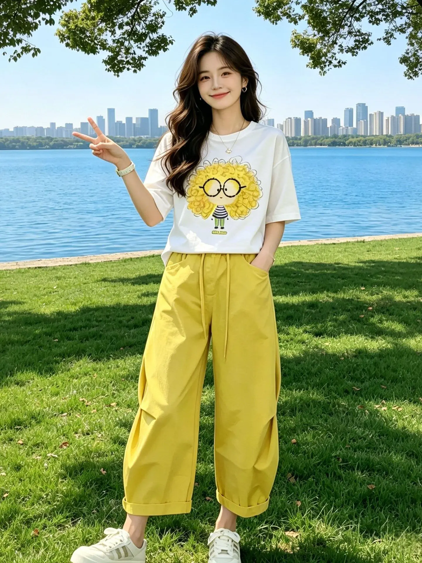 Summer New Arrival Women's Casual Print T-shirt High Waist Straight Leg Pants Two-Piece Set Fashionable Comfortable Breathable
Summer New Arrival Women's Casual Print T-shirt High Waist Straight Leg Pants Two-Piece Set Fashionable Comfortable Breathable