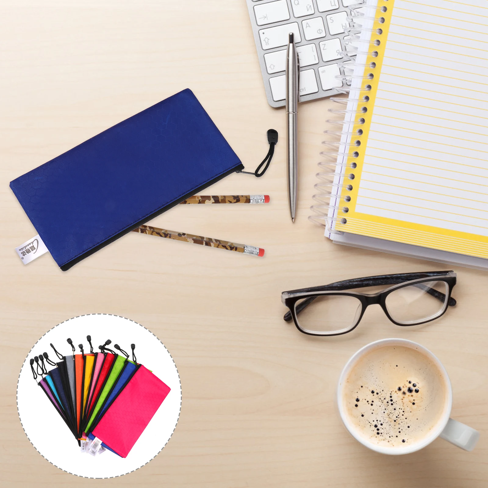 12Pcs A6 Notes Pouch Waterproof Zipper File Bag for Documents Cards Keys Compact Travel Friendly Stationery Organizer Bag
12Pcs A6 Notes Pouch Waterproof Zipper File Bag for Documents Cards Keys Compact Travel Friendly Stationery Organizer Bag