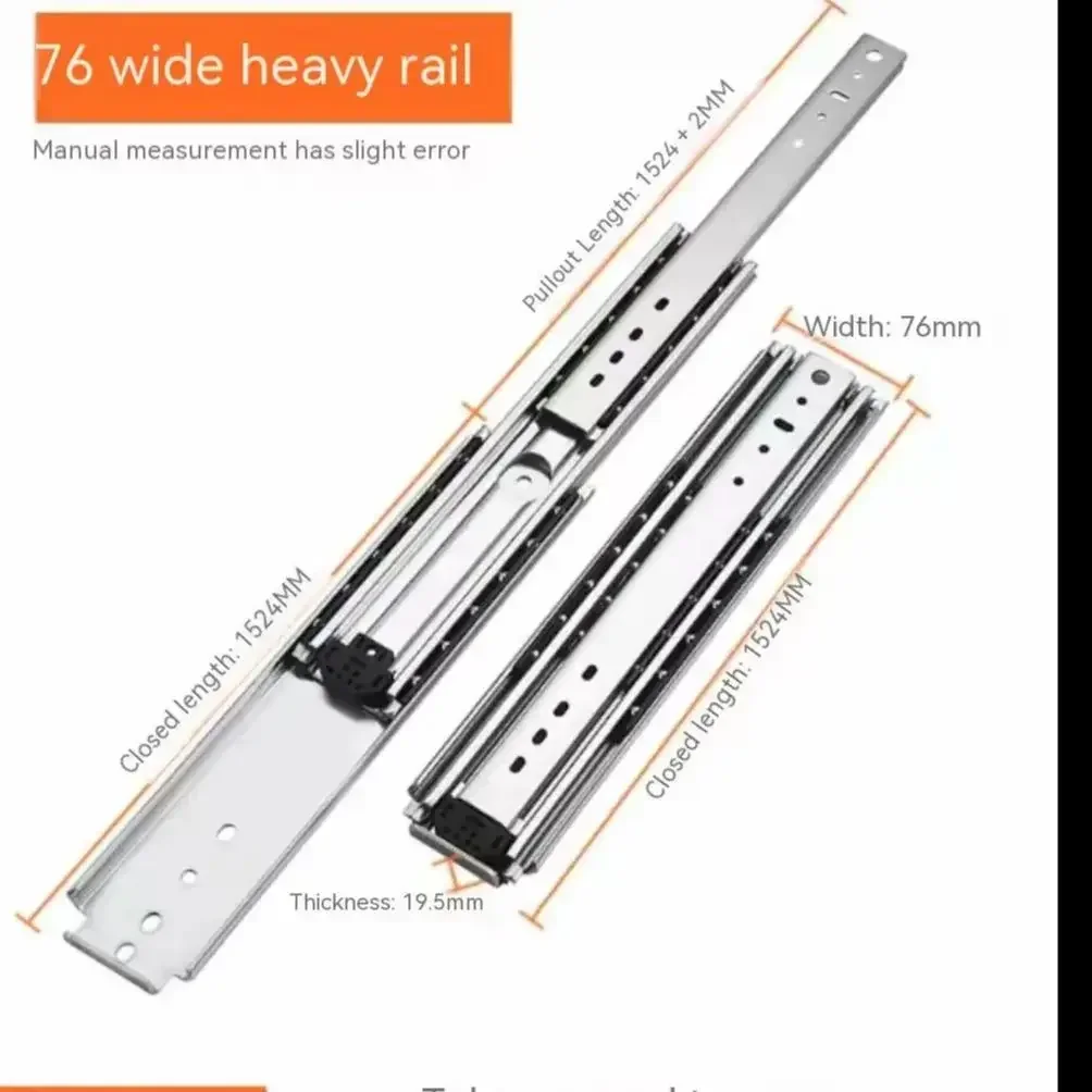 60 inch slide rail with 140 load-bearing capacity
60 inch slide rail with 140 load-bearing capacity