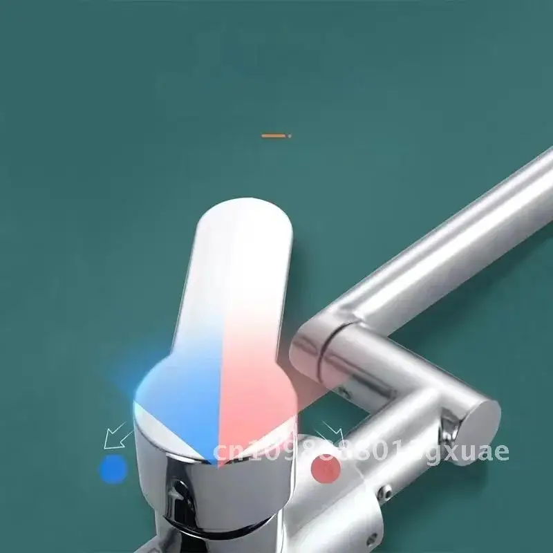 Bathroom sink faucet 1080 degree rotating hot and cold water splash-proof faucet faucet mixing single sink basin alloy handle
Bathroom sink faucet 1080 degree rotating hot and cold water splash-proof faucet faucet mixing single sink basin alloy handle