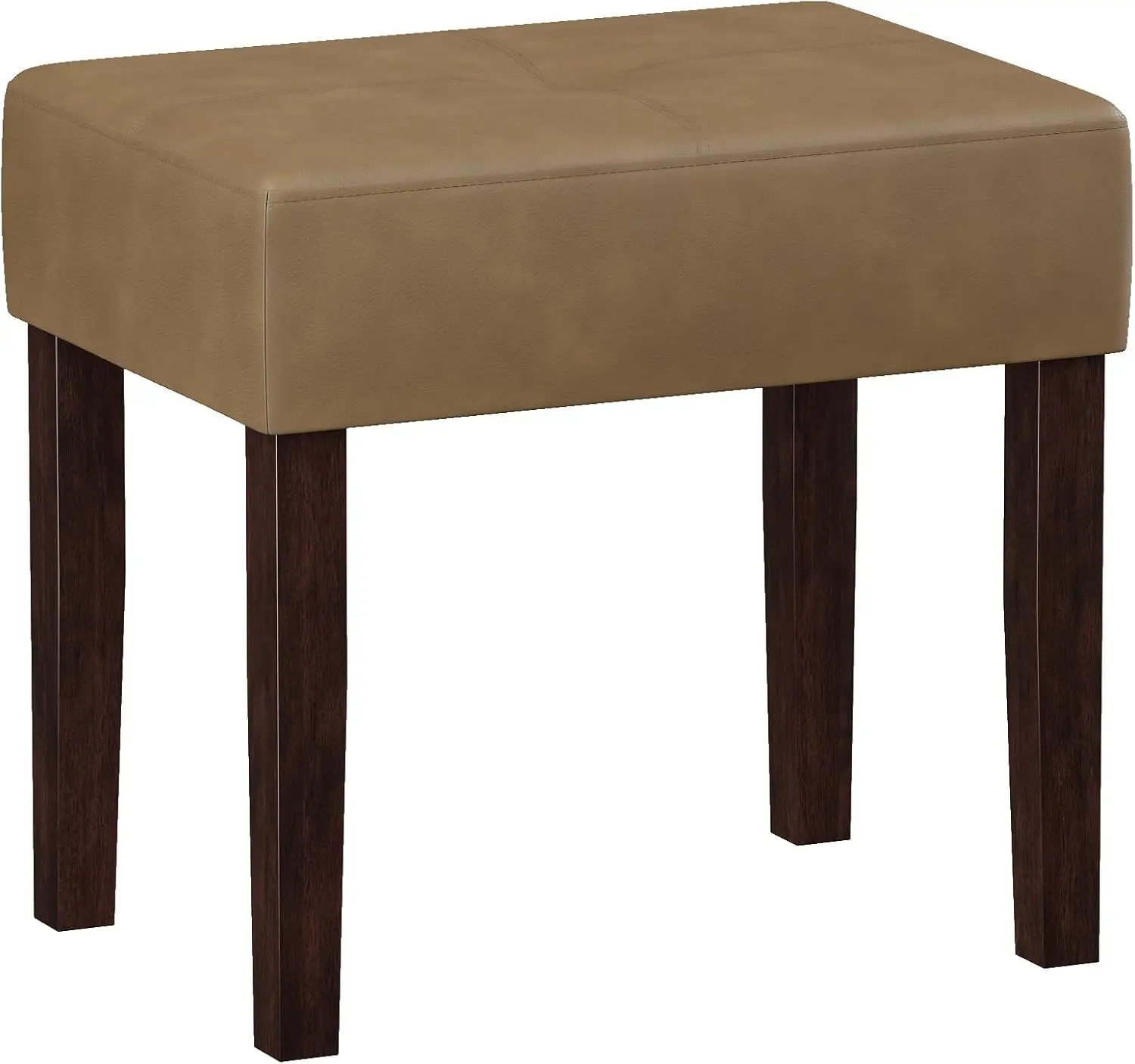 Leather Vanity Stool, 20 H Wide Rec Ottoman Bench For Makeup Room, Vanity Chair With Wood Legs For Piano Room, Bedroom,Living
Leather Vanity Stool, 20 H Wide Rec Ottoman Bench For Makeup Room, Vanity Chair With Wood Legs For Piano Room, Bedroom,Living