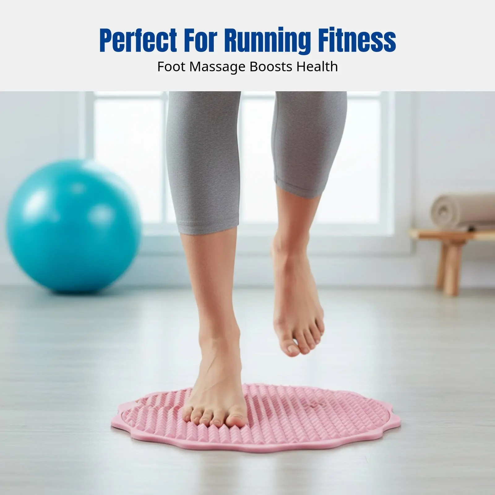 Acupressure Mat, Soft Silicone Foot Massage Pad, Double-Sided, Indoor Fitness, Home Exercise
Acupressure Mat, Soft Silicone Foot Massage Pad, Double-Sided, Indoor Fitness, Home Exercise