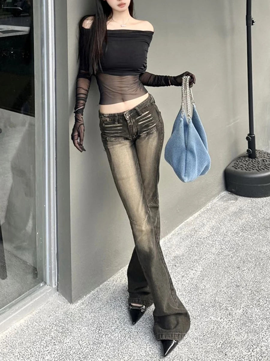 Джинсы-клеш с низкой талией Slim Fit для женщин: сексуальные, стильные, из денима, длинные брюки, глубокие и светлые цвета
Джинсы-клеш с низкой талией Slim Fit для женщин: сексуальные, стильные, из денима, длинные брюки, глубокие и светлые цвета