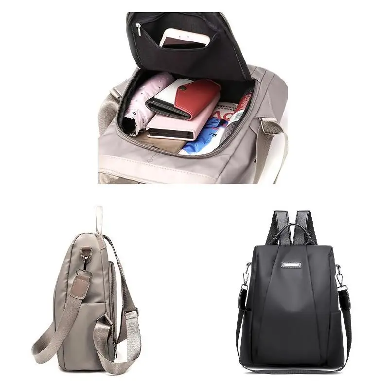 Women Waterproof Oxford Cloth Travel Backpack Nylon Anti-theft Double Shoulder Bag
Women Waterproof Oxford Cloth Travel Backpack Nylon Anti-theft Double Shoulder Bag