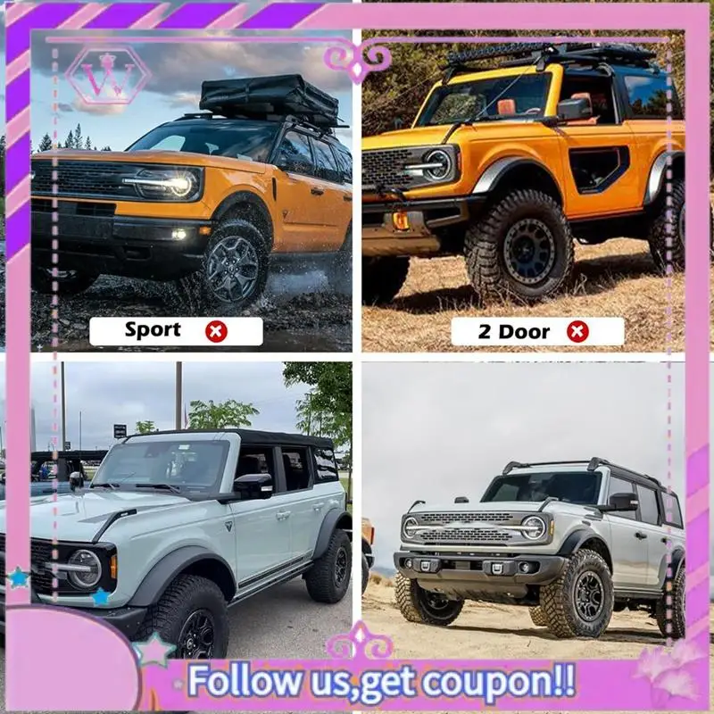 A90U-For Ford Bronco 4 Door 2021-2023 Car Pillar Posts Trim Kit Anti Scratch B Pillar Molding Cover Center Window Stickers Compo
A90U-For Ford Bronco 4 Door 2021-2023 Car Pillar Posts Trim Kit Anti Scratch B Pillar Molding Cover Center Window Stickers Compo