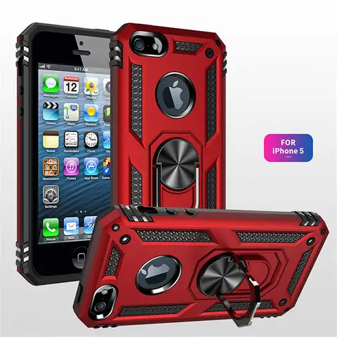 Per iPhone 5s 5 se 2016 2020 2022 13 Pro Max 12 11 Custodia Anello magnetico Cover per iPhone se 2016 5 S 5G iPhone5s 4.0 "Cover in silicone