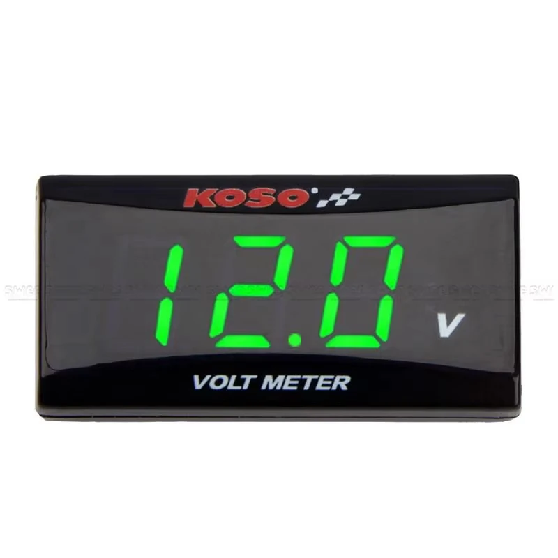 KOSO Motorcycle Mini Voltage Meter Voltmeter 0-20V LED Digital Display Waterproof Voltage Tester Modified Accessories
KOSO Motorcycle Mini Voltage Meter Voltmeter 0-20V LED Digital Display Waterproof Voltage Tester Modified Accessories