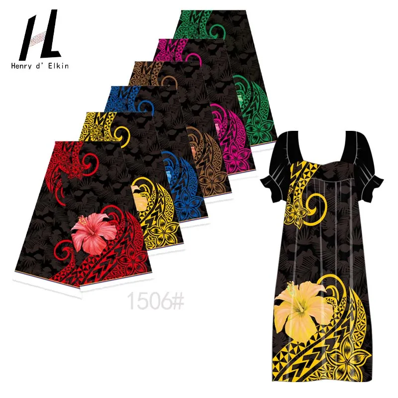 Women's Clothing Customized Style Flower Pattern Printed Flower Dress Fabric Polynesian Design
Women's Clothing Customized Style Flower Pattern Printed Flower Dress Fabric Polynesian Design
