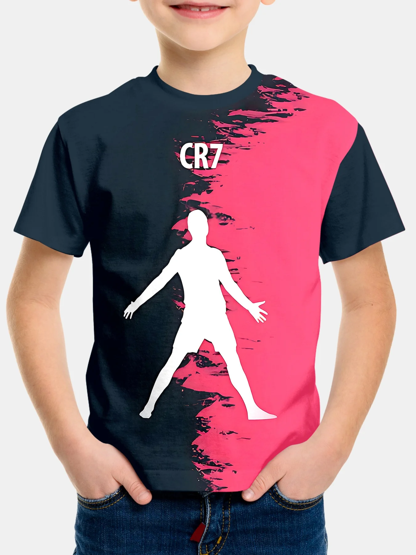 Shadow CR7 "fashionable 3D Digital Printed Shirt, Mysterious Football Player Silhouette T-shirt, Cool and Lightweight
Shadow CR7 "fashionable 3D Digital Printed Shirt, Mysterious Football Player Silhouette T-shirt, Cool and Lightweight