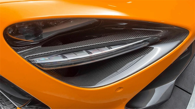 Для McLaren 720S Coupe Spider: Обновленные карбоновые накладки на передний бампер и фары в стиле OEM, большие декоративные элементы для фар
Для McLaren 720S Coupe Spider: Обновленные карбоновые накладки на передний бампер и фары в стиле OEM, большие декоративные элементы для фар
