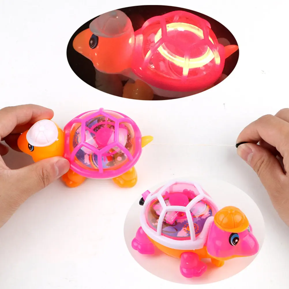 Light-Emitting Pull String Turtle Educational Crawling Kids Flashing Light Up Pull String Animal for Parent Child Interaction
Light-Emitting Pull String Turtle Educational Crawling Kids Flashing Light Up Pull String Animal for Parent Child Interaction