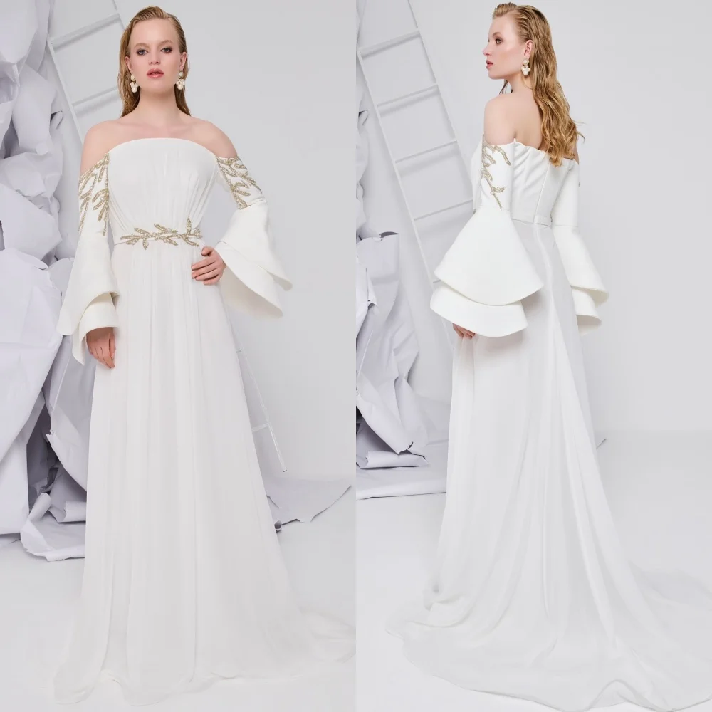 Customized Sizes Available Jersey Sequined Pleat Off-the-shoulder Long Dresses Bespoke Occasion Fashion
Customized Sizes Available Jersey Sequined Pleat Off-the-shoulder Long Dresses Bespoke Occasion Fashion