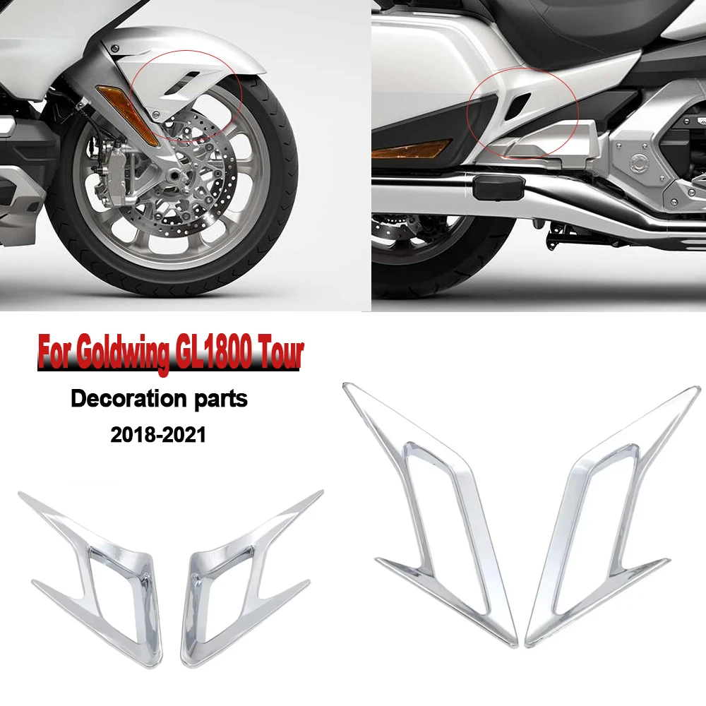 New Motorcycle Chrome Side Fairing Covers decoration parts For Honda Goldwing GL 1800 Gold Wing 1800 Tour 2018-2021
New Motorcycle Chrome Side Fairing Covers decoration parts For Honda Goldwing GL 1800 Gold Wing 1800 Tour 2018-2021