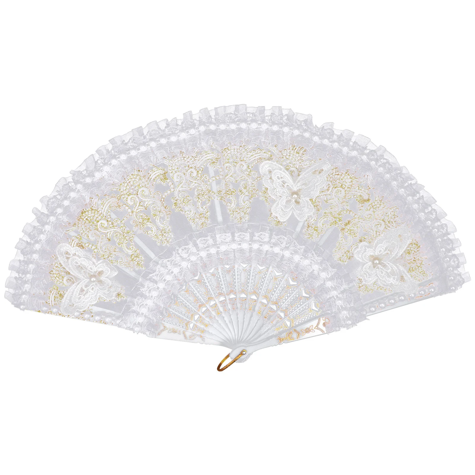 Lace Folding Fan Vintage Handheld PP Material for Wedding Party Dance Decoration Bridal Gift
Lace Folding Fan Vintage Handheld PP Material for Wedding Party Dance Decoration Bridal Gift
