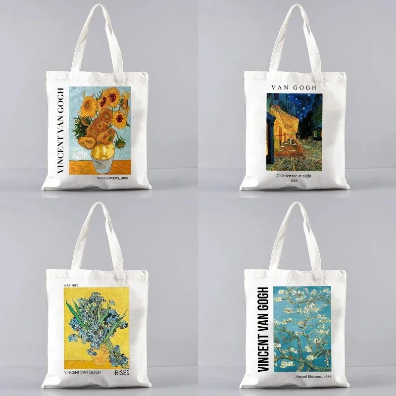 Vincent Van Gogh Capacious Tote Bag Casual Portable Shoulder Bag Lightweight Shopping Bag Reusable Canvas Bag Gift for Girls
Vincent Van Gogh Capacious Tote Bag Casual Portable Shoulder Bag Lightweight Shopping Bag Reusable Canvas Bag Gift for Girls
