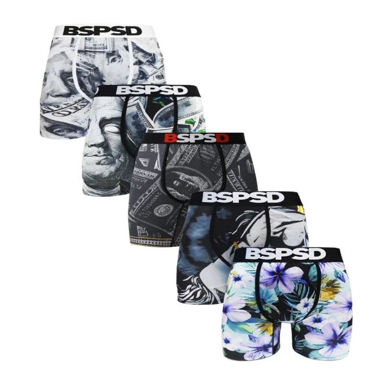 5Pcs Men Underwear Boxers Breathable Man Swimming Underpants Plus Size S-2XL Mens Panties Sexy Printed Men's Boxershorts Trunks
5Pcs Men Underwear Boxers Breathable Man Swimming Underpants Plus Size S-2XL Mens Panties Sexy Printed Men's Boxershorts Trunks