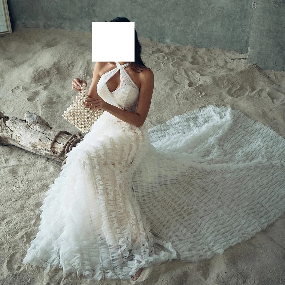 customizedOrganza Zipper Back Halter Sleeveless A-Line Floor Length Chapel Train Pleats Tiered Exquisite and Temperament Evening
customizedOrganza Zipper Back Halter Sleeveless A-Line Floor Length Chapel Train Pleats Tiered Exquisite and Temperament Evening