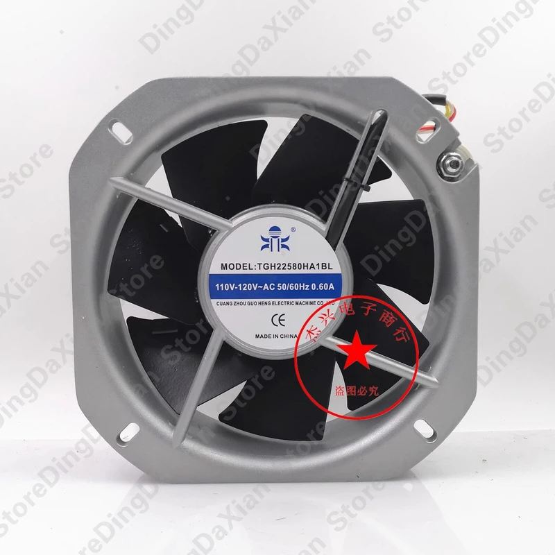 AC110V-120V 0.60A 1PCS 225*225*80MM Axial Cooling Fan for TGH22580HA1BL
AC110V-120V 0.60A 1PCS 225*225*80MM Axial Cooling Fan for TGH22580HA1BL