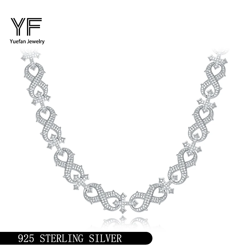 S925 Серебро Муассанит Кубинские звенья Ожерелья 16 ~ 24 дюйма Ювелирные изделия в стиле хип-хоп Персонализированная настройка Подарок на День святого Валентина 
S925 Серебро Муассанит Кубинские звенья Ожерелья 16 ~ 24 дюйма Ювелирные изделия в стиле хип-хоп Персонализированная настройка Подарок на День святого Валентина