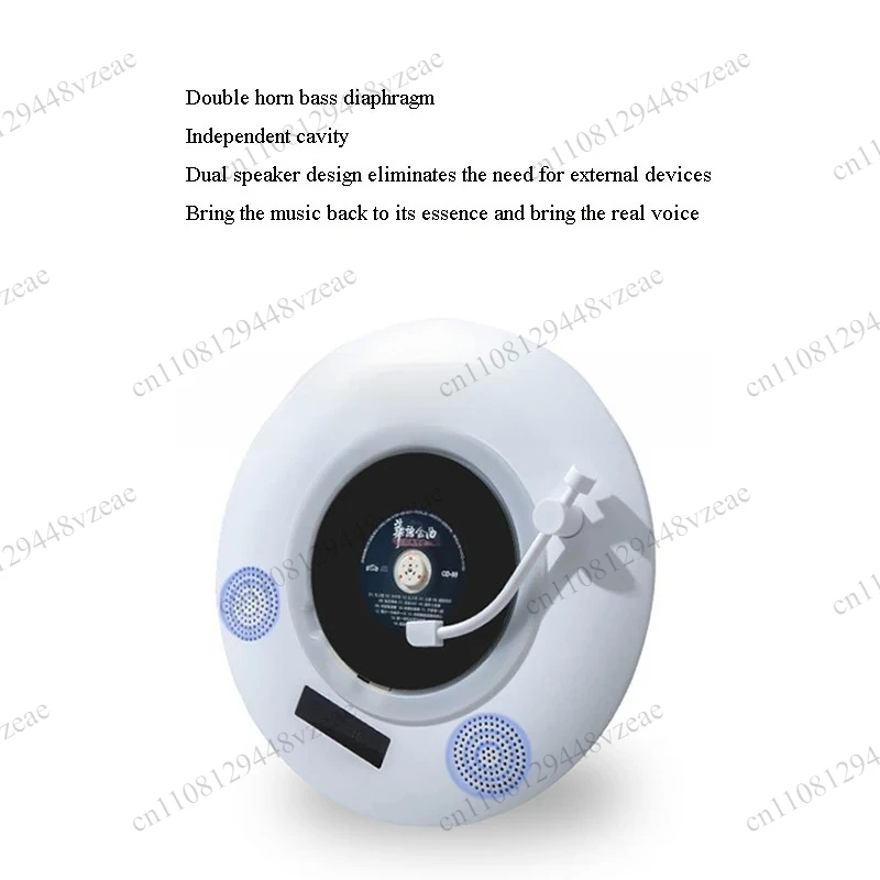 CD Player Home Living Room Stereo Recording Lyrics Speaker Hi-fi Smart Speaker Bidirectional Bluetooth5.3 Speaker UFO Style
CD Player Home Living Room Stereo Recording Lyrics Speaker Hi-fi Smart Speaker Bidirectional Bluetooth5.3 Speaker UFO Style