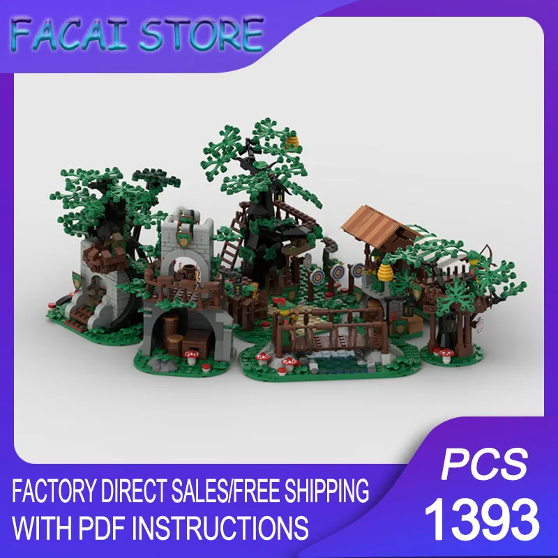 Medieval Castle Model Moc Building Bricks Modular Forest Hideout Model Technology Blocks Christmas DIY Toy Construction Gifts
Medieval Castle Model Moc Building Bricks Modular Forest Hideout Model Technology Blocks Christmas DIY Toy Construction Gifts