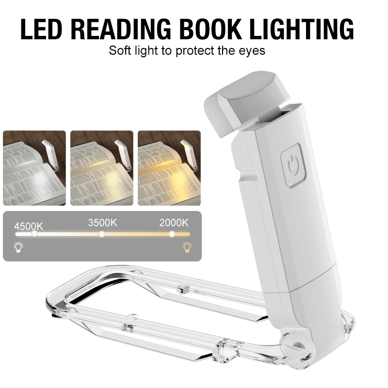 USB Mini Foldable Book Clip Light Portable Reading Tool Light Simple Eye-Friendly Reading Lamp
USB Mini Foldable Book Clip Light Portable Reading Tool Light Simple Eye-Friendly Reading Lamp