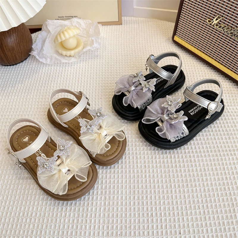 Girls Summer Sandals with Lace Butterfly-knot Open Toe Children Flats Casual Sandals Anti‑Slip Soft Sole Kids Princess Sandals
Girls Summer Sandals with Lace Butterfly-knot Open Toe Children Flats Casual Sandals Anti‑Slip Soft Sole Kids Princess Sandals