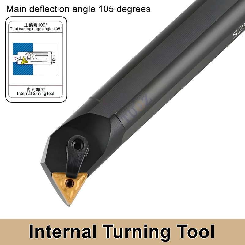 TUOZ MTQNR Internal Turning Tool Holder S16Q-MTQNR16 S16Q-MTQNL16 S20R- S25S- MTQNR16 MTQNL16 Cnc Lathe Cutter Bar TNMG Inserts
TUOZ MTQNR Internal Turning Tool Holder S16Q-MTQNR16 S16Q-MTQNL16 S20R- S25S- MTQNR16 MTQNL16 Cnc Lathe Cutter Bar TNMG Inserts