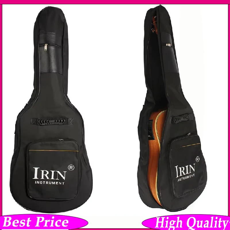 M MBAT 41 Inches Guitar Bag Oxford Fabric Waterproof Backpack Black Cotton Guitar Bag with Double Shoulder Straps
M MBAT 41 Inches Guitar Bag Oxford Fabric Waterproof Backpack Black Cotton Guitar Bag with Double Shoulder Straps