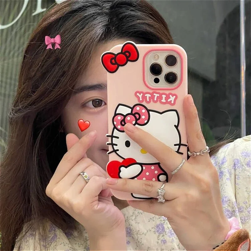Sanrios HelloKittys Heart 3D Phone Cases for Iphone11 1213141516 Pro Max Cute Cartoon Anime Y2K Soft Silica Gel Shockproof Cover
Sanrios HelloKittys Heart 3D Phone Cases for Iphone11 1213141516 Pro Max Cute Cartoon Anime Y2K Soft Silica Gel Shockproof Cover