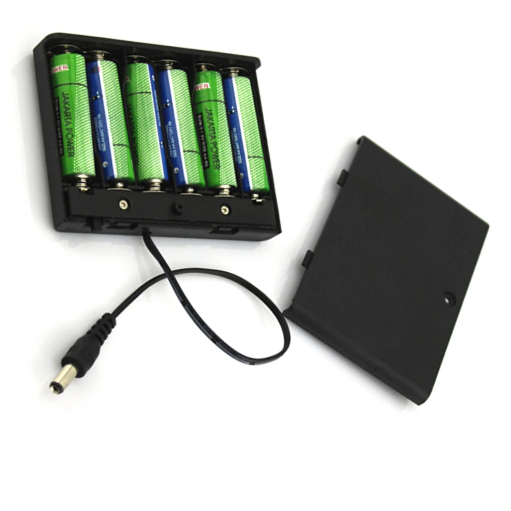 6 x AA 2A Clip Holder 9V Storage Case Enclosed Box with Wire Leads and ON/OFF storage box
6 x AA 2A Clip Holder 9V Storage Case Enclosed Box with Wire Leads and ON/OFF storage box
