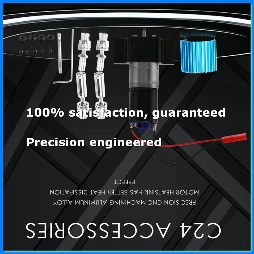 Metal Transmission 370 Motor with Drive Shaft Upgrade Accessories for C14 C24 B24 B36 MN D90 MN99S RC Car,Black-SPMI
Metal Transmission 370 Motor with Drive Shaft Upgrade Accessories for C14 C24 B24 B36 MN D90 MN99S RC Car,Black-SPMI