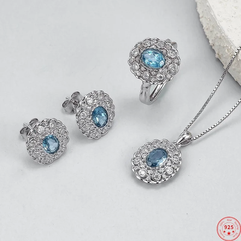 Комплект ювелирных изделий из стерлингового серебра S925 для женщин, полые цветы, Topax, микроинкрустация, циркон, кулон, серьги-гвоздики, кольцо, ювелирные изделия, оптовая продажа
Комплект ювелирных изделий из стерлингового серебра S925 для женщин, полые цветы, Topax, микроинкрустация, циркон, кулон, серьги-гвоздики, кольцо, ювелирные изделия, оптовая продажа