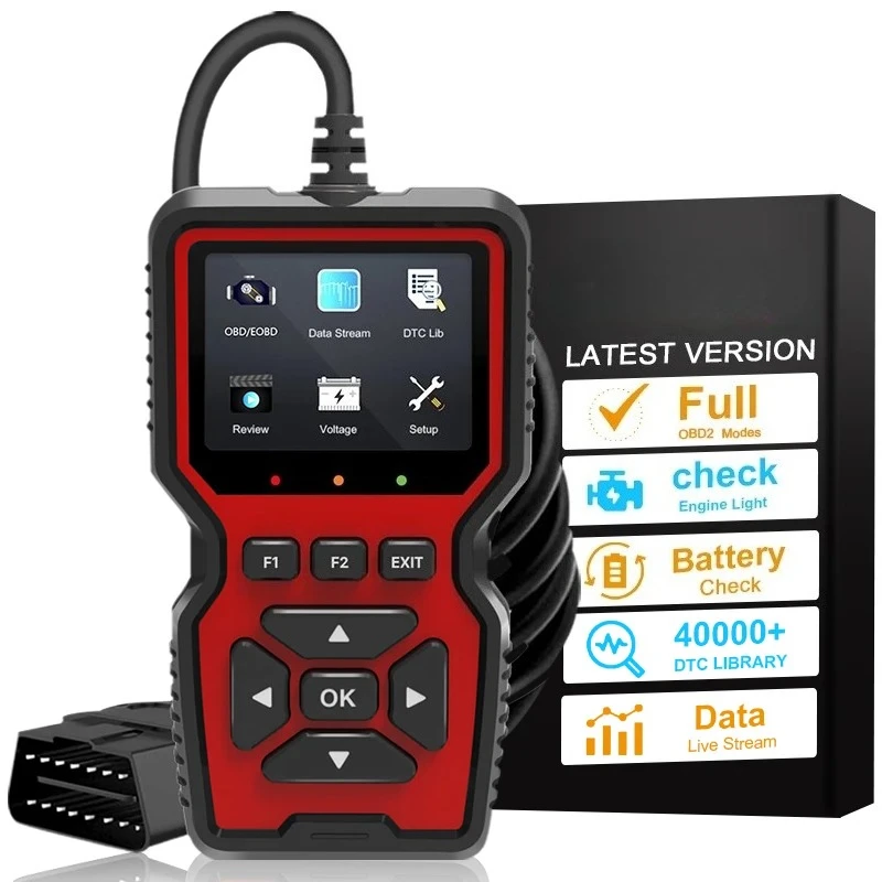 V519 Handheld OBD2 Testing Equipment Automotive Engine Scan Tool Car Diagnostic Scanner Vehicle Code Reader
V519 Handheld OBD2 Testing Equipment Automotive Engine Scan Tool Car Diagnostic Scanner Vehicle Code Reader