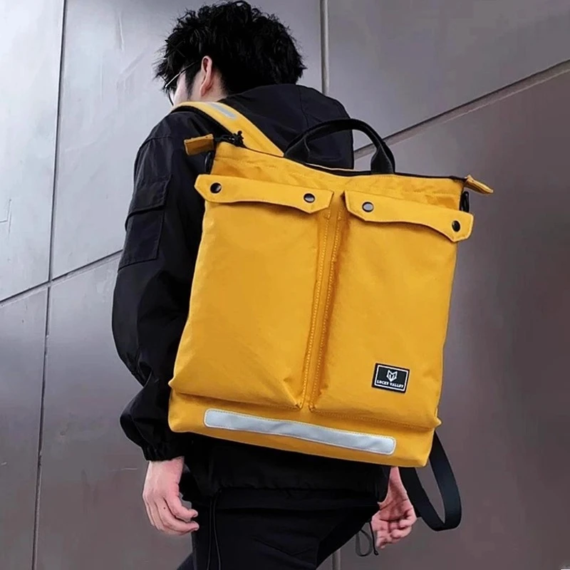 Niche commuter portable messenger backpack men's, lightweight large-capacity travel backpack 
Niche commuter portable messenger backpack men's, lightweight large-capacity travel backpack