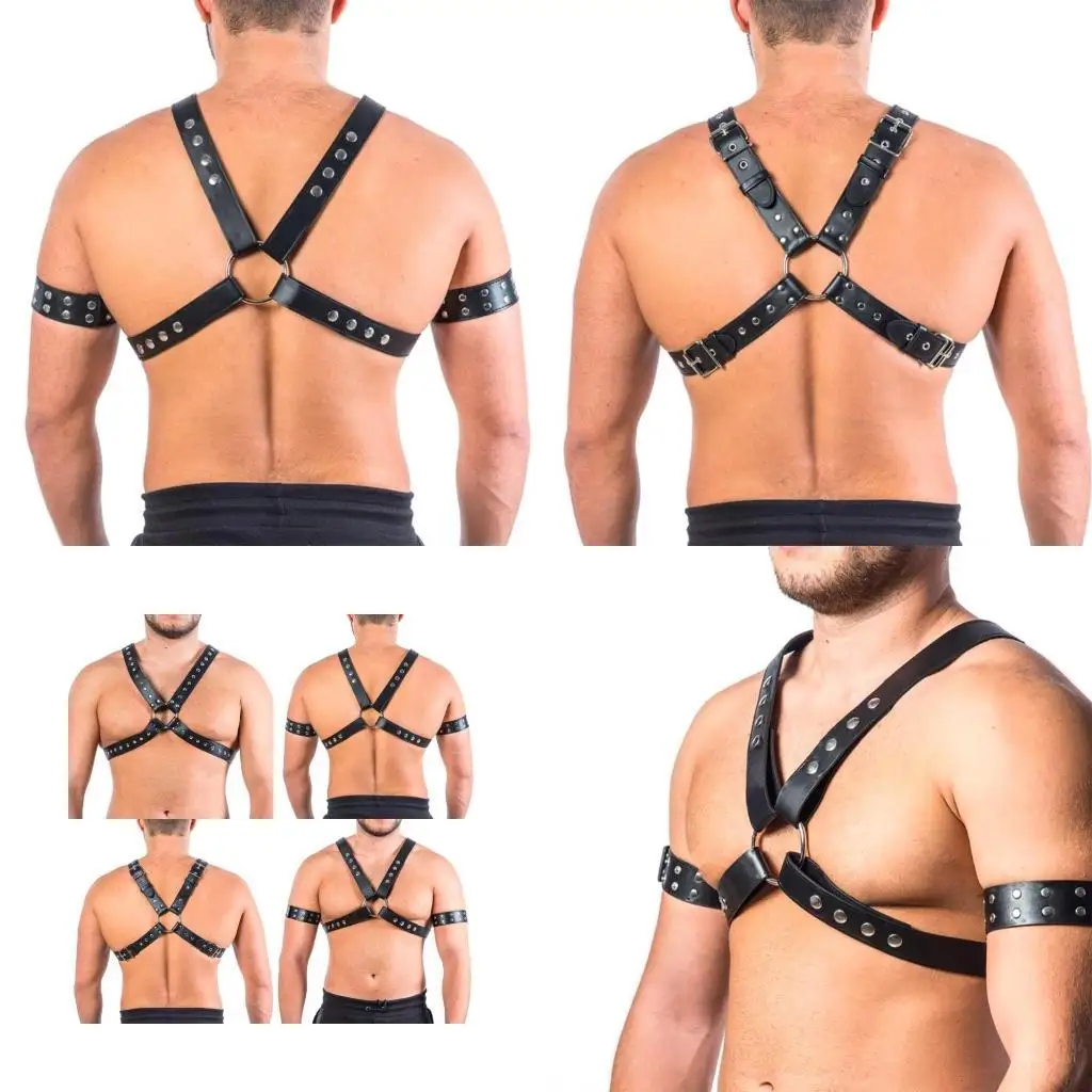 R1WE мужской нагрудный ремень с пряжками и кольцами, регулируемый кожаный ремень в стиле панк, нагрудный ремень для ночного для
R1WE мужской нагрудный ремень с пряжками и кольцами, регулируемый кожаный ремень в стиле панк, нагрудный ремень для ночного для