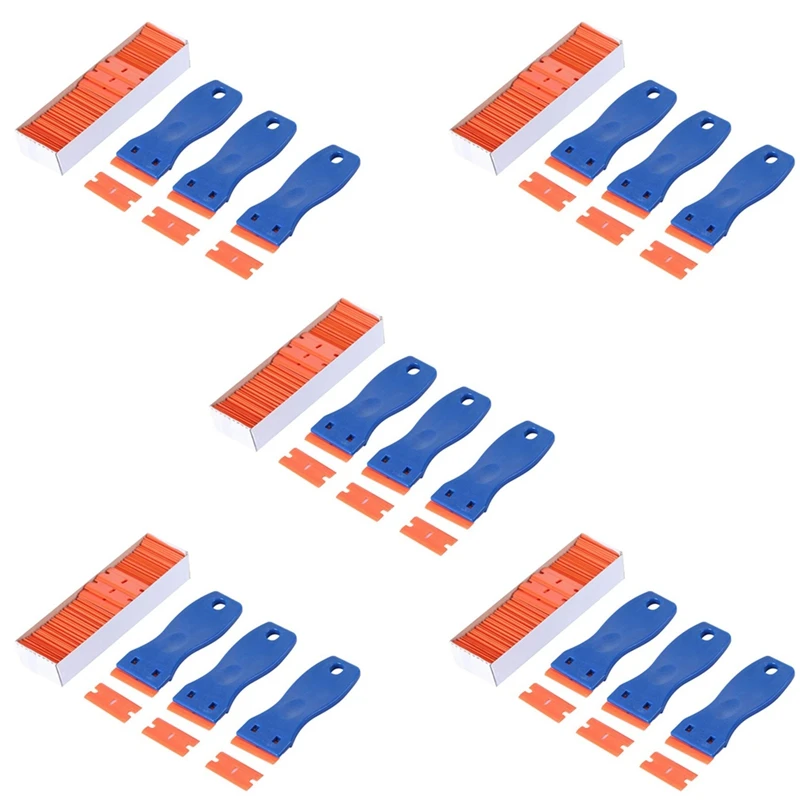 15PCS Plastic Razor Blade Scrapers & 500 PCS 1.5 Inch Double Edge Plastic Razor Blades For Auto Window Tint Vinyl Tool
15PCS Plastic Razor Blade Scrapers & 500 PCS 1.5 Inch Double Edge Plastic Razor Blades For Auto Window Tint Vinyl Tool