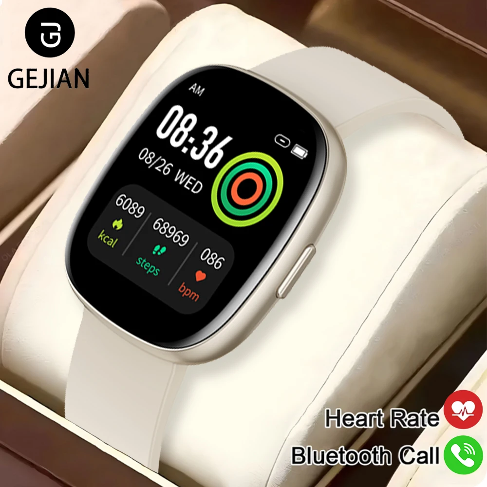 GEJIAN Смарт-часы для звонков 1,63 дюйма, разрешение 240*284 HD, мониторинг сердечного ритма и сна, несколько спортивных режимов, новые умные часы
GEJIAN Смарт-часы для звонков 1,63 дюйма, разрешение 240*284 HD, мониторинг сердечного ритма и сна, несколько спортивных режимов, новые умные часы