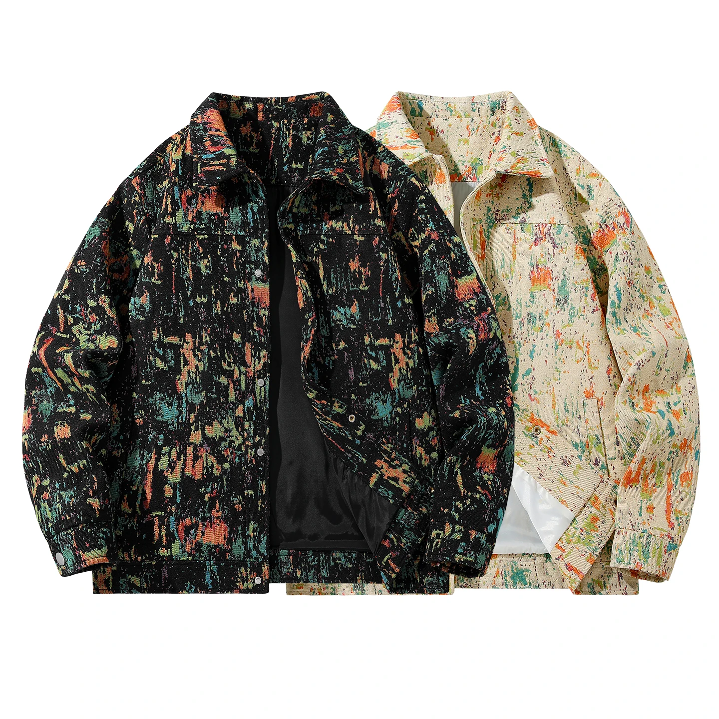 Autumn New Color Line Jacket Men's Long Sleeved Loose Camouflage Casual Jacket Couple Fashionable and Handsome Versatile Jacket
Autumn New Color Line Jacket Men's Long Sleeved Loose Camouflage Casual Jacket Couple Fashionable and Handsome Versatile Jacket
