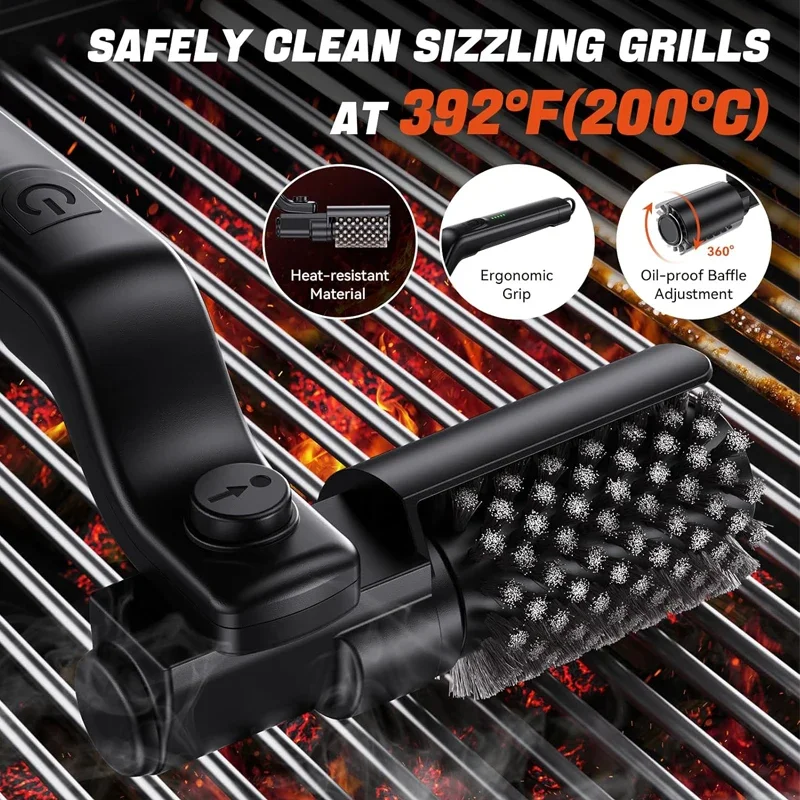 Electric Brush For Cleaning Grill Utensils For Kitchen BBQ Accessories Electric Brush For Barbecue Grill Brush Grill Accessories
Electric Brush For Cleaning Grill Utensils For Kitchen BBQ Accessories Electric Brush For Barbecue Grill Brush Grill Accessories