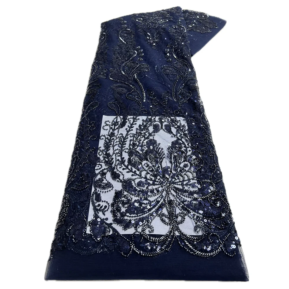 African Heavy Beaded Lace Fabric French Bridal Sequins Lace Fabric 2025 Luxury Nigerian Tulle Lace Fabric Couture Materiel
African Heavy Beaded Lace Fabric French Bridal Sequins Lace Fabric 2025 Luxury Nigerian Tulle Lace Fabric Couture Materiel