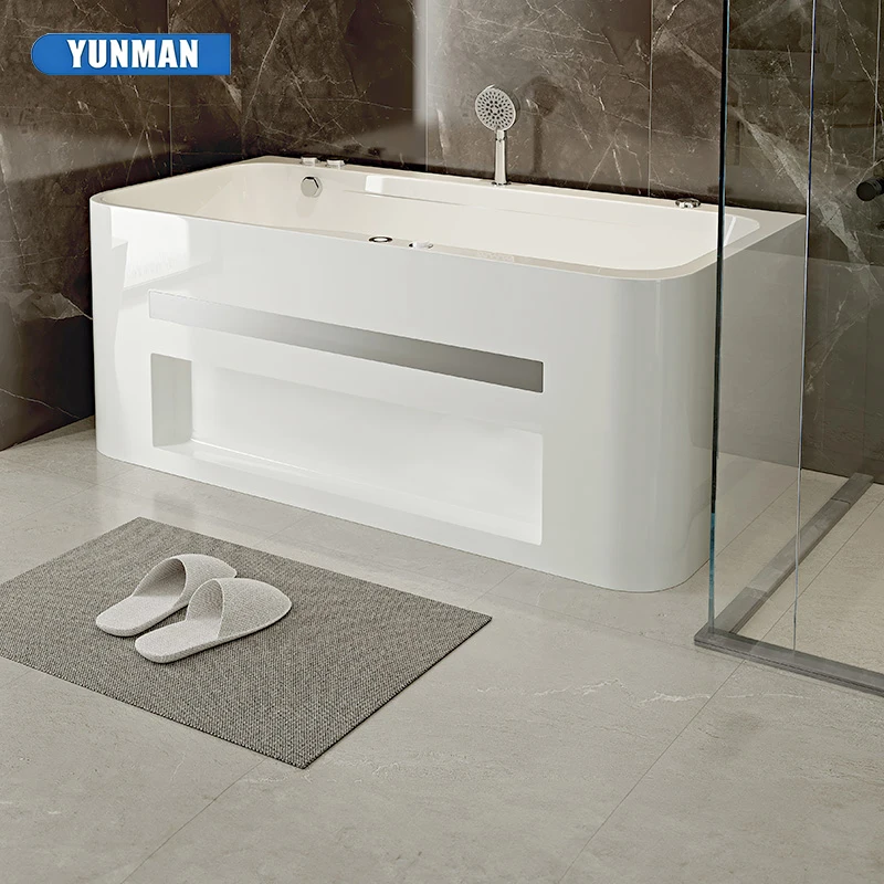 Modern Acrylic Portable Jacuzzier Bathtub Freestanding Eco-Friendly Hotel Villa Home Furniture Small Size Soaking Bathtub
Modern Acrylic Portable Jacuzzier Bathtub Freestanding Eco-Friendly Hotel Villa Home Furniture Small Size Soaking Bathtub