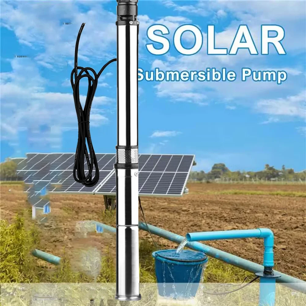 Solar Powered Submersible Pump 1200-1500W - Integrated MPPT Controller, 4-6m³/h for Agricultural & Domestic Water Supply
Solar Powered Submersible Pump 1200-1500W - Integrated MPPT Controller, 4-6m³/h for Agricultural & Domestic Water Supply