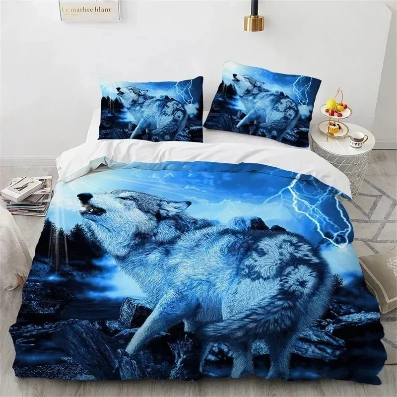 3D Print Mysterious Wolf Duvet Cover Set Microfiber Exotic Animal Bedding Set Wild Animals Full Queen Bedroom Decor
3D Print Mysterious Wolf Duvet Cover Set Microfiber Exotic Animal Bedding Set Wild Animals Full Queen Bedroom Decor