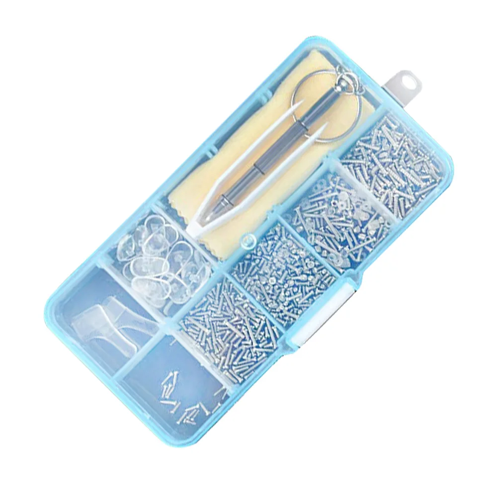 Glasses Repair Tool Kit Sunglasses Screwdriver Nose Pads Spring Eyewear Accessories Durable Stainless Steel Long Term Use
Glasses Repair Tool Kit Sunglasses Screwdriver Nose Pads Spring Eyewear Accessories Durable Stainless Steel Long Term Use