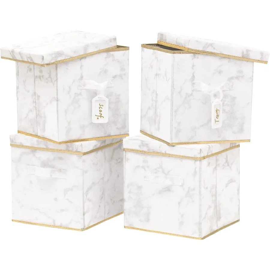Storage Cubes with Lids 11inch Foldable Fabric Dual Handles Storage Box Closet Organizer Shelf Baskets Nursery Bins for HomeOff
Storage Cubes with Lids 11inch Foldable Fabric Dual Handles Storage Box Closet Organizer Shelf Baskets Nursery Bins for HomeOff
