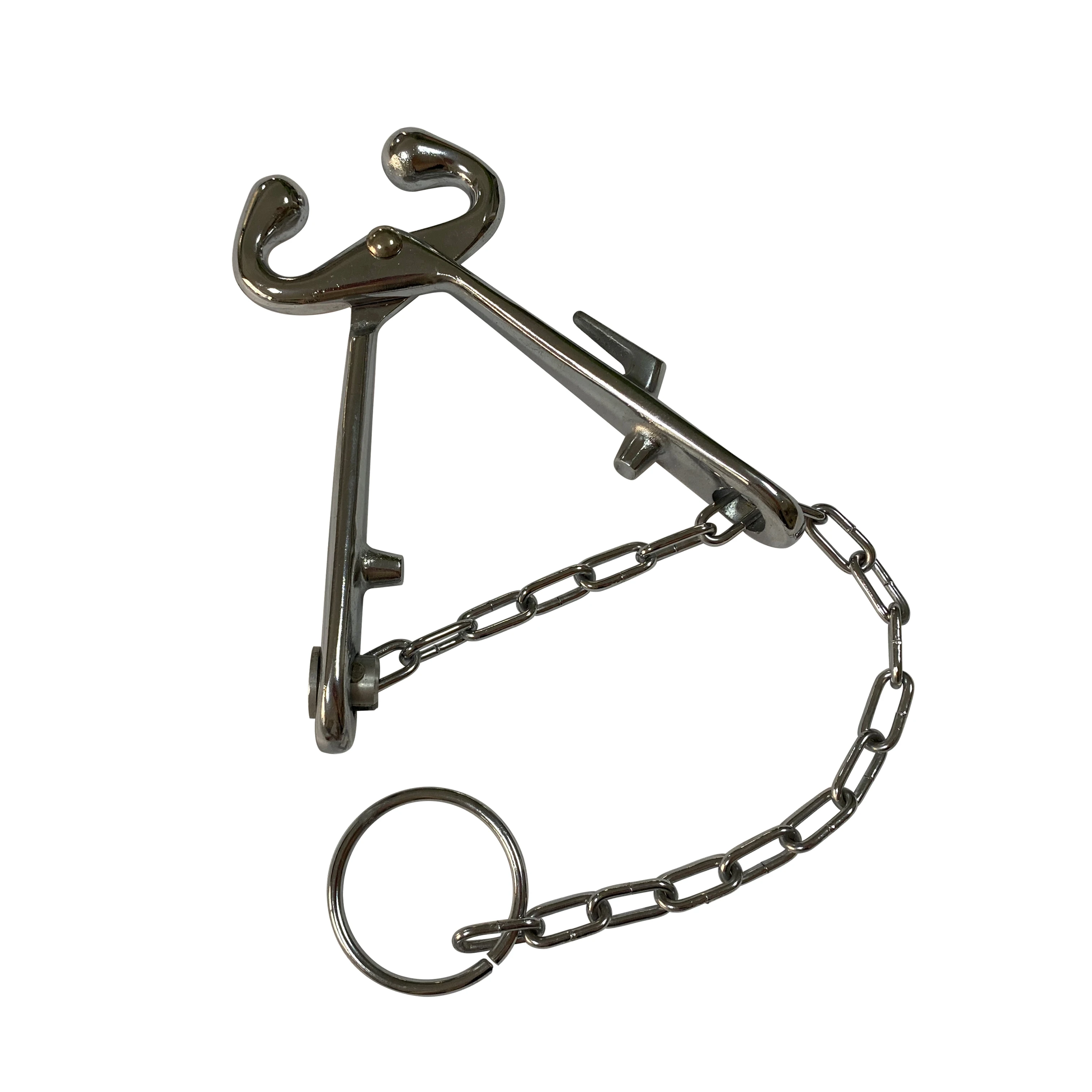 Veterinary Equipment Bull Holder Stainless Steel Nose Cattle Plier With Chain Nose Pliers
Veterinary Equipment Bull Holder Stainless Steel Nose Cattle Plier With Chain Nose Pliers